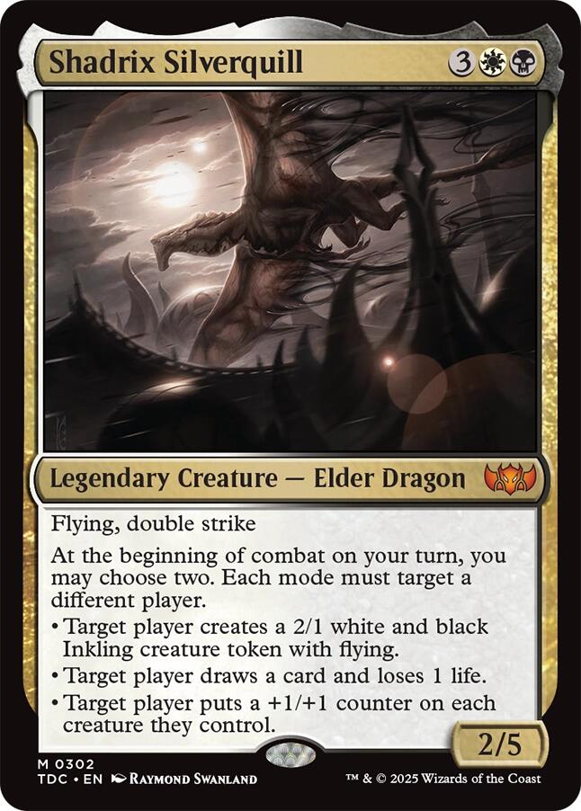 Shadrix Silverquill [Tarkir: Dragonstorm Commander] | Devastation Store