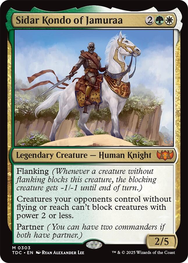 Sidar Kondo of Jamuraa [Tarkir: Dragonstorm Commander] | Devastation Store