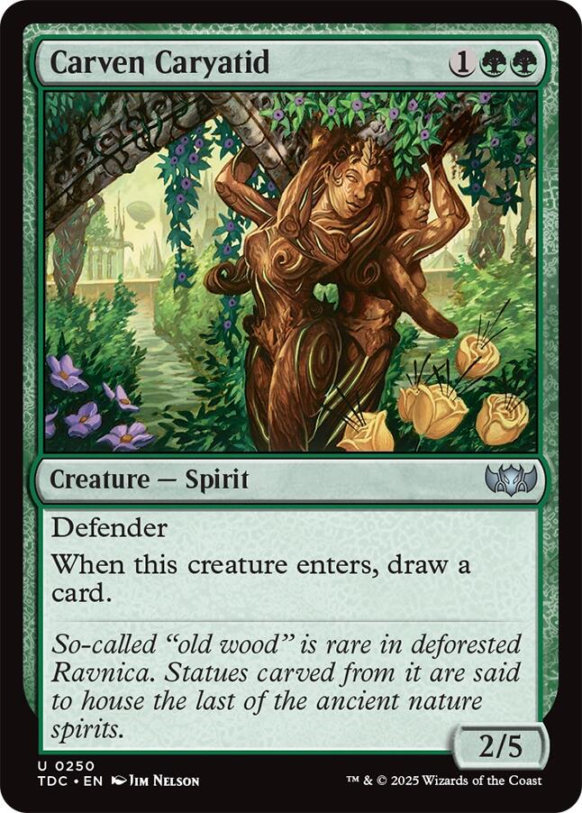 Carven Caryatid [Tarkir: Dragonstorm Commander] | Devastation Store