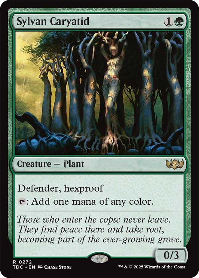 Sylvan Caryatid [Tarkir: Dragonstorm Commander] | Devastation Store