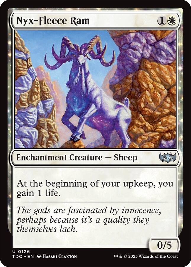 Nyx-Fleece Ram [Tarkir: Dragonstorm Commander] | Devastation Store