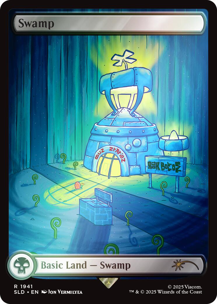 Swamp (1941) (Rainbow Foil) [Secret Lair Drop Series] | Devastation Store