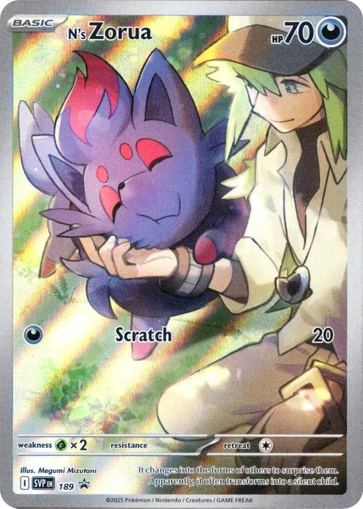 N's Zorua (SVP189) [Scarlet & Violet: Black Star Promos] | Devastation Store