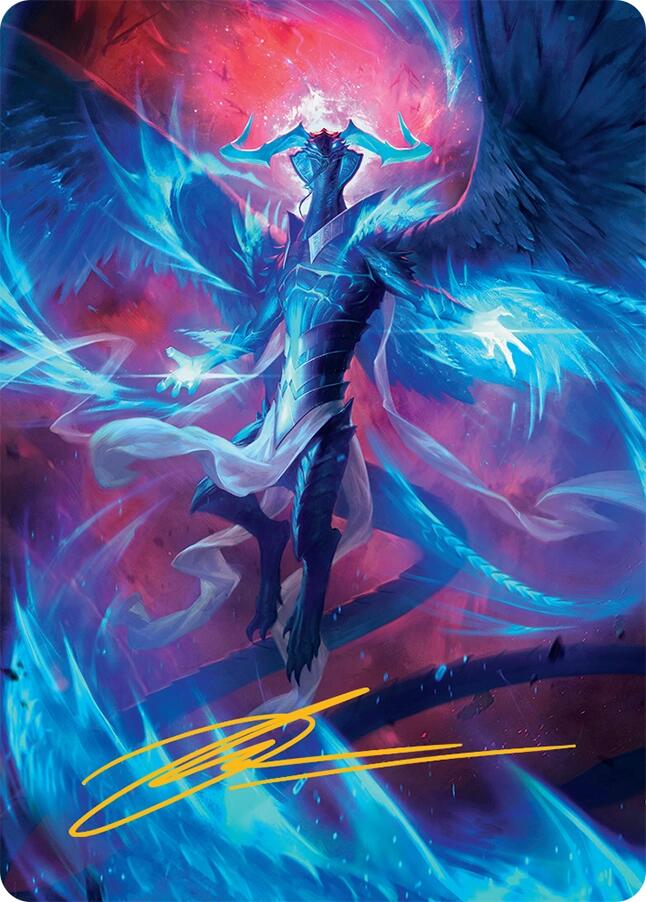 Ugin, Eye of the Storms Art Card (48/54) (Gold-Stamped Signature) [Tarkir: Dragonstorm Art Series] | Devastation Store