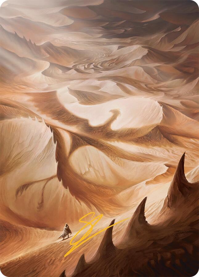 Plains Art Card (30/54) (Gold-Stamped Signature) [Tarkir: Dragonstorm Art Series] | Devastation Store