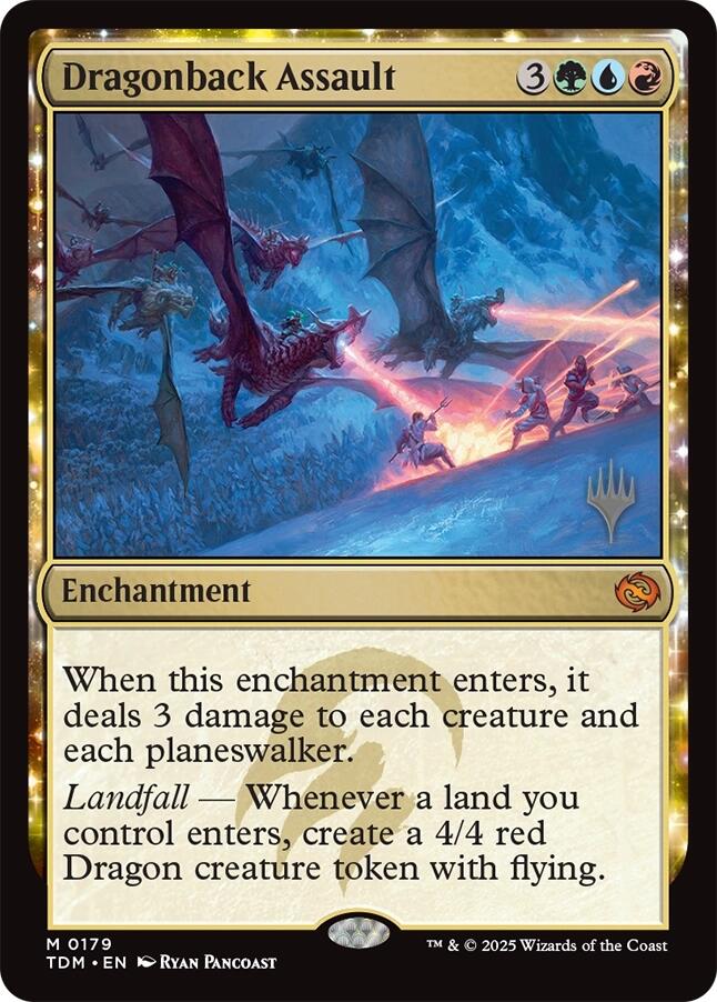 Dragonback Assault [Tarkir: Dragonstorm Promos] | Devastation Store