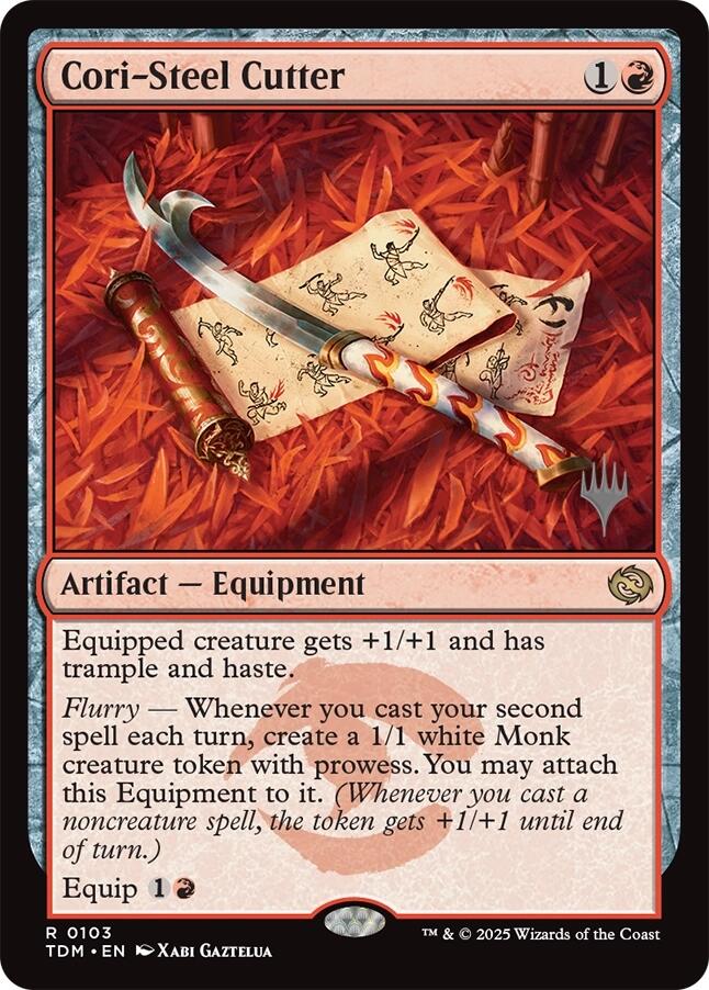 Cori-Steel Cutter [Tarkir: Dragonstorm Promos] | Devastation Store