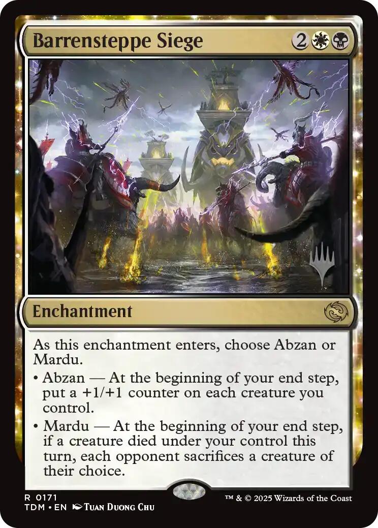Barrensteppe Siege [Tarkir: Dragonstorm Promos] | Devastation Store