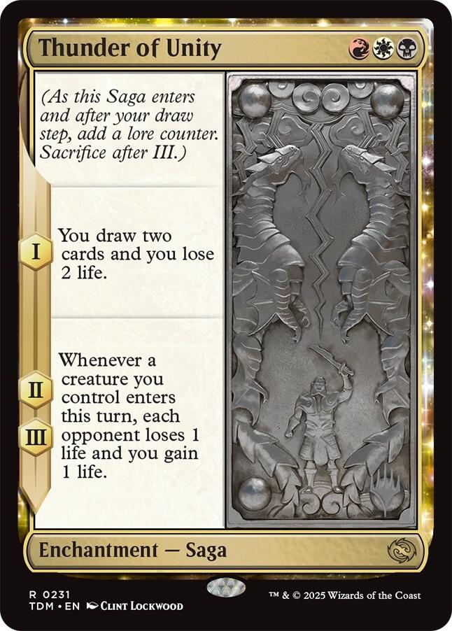 Thunder of Unity [Tarkir: Dragonstorm Promos] | Devastation Store