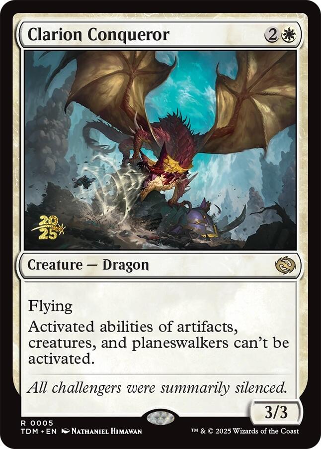 Clarion Conqueror [Tarkir: Dragonstorm Prerelease Cards] | Devastation Store