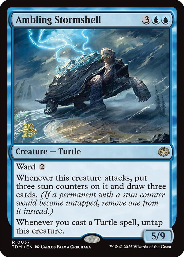 Ambling Stormshell [Tarkir: Dragonstorm Prerelease Cards] | Devastation Store