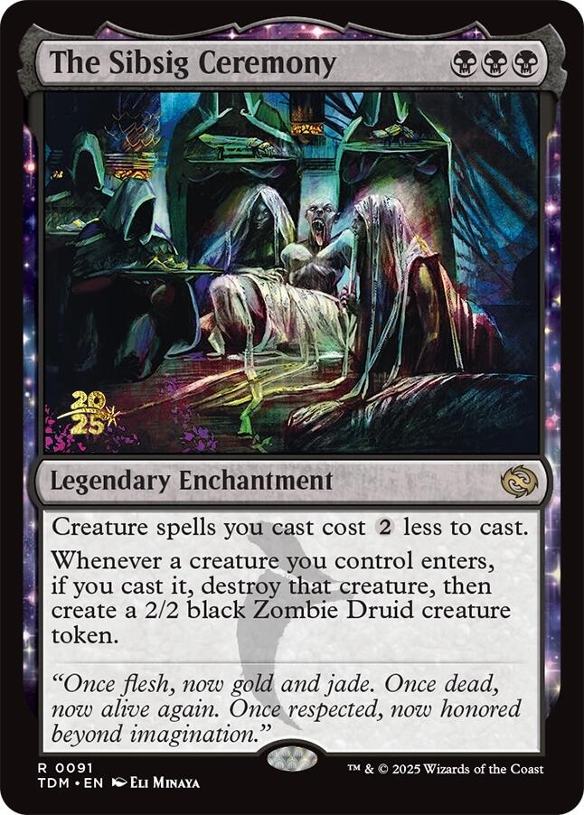 The Sibsig Ceremony [Tarkir: Dragonstorm Prerelease Cards] | Devastation Store