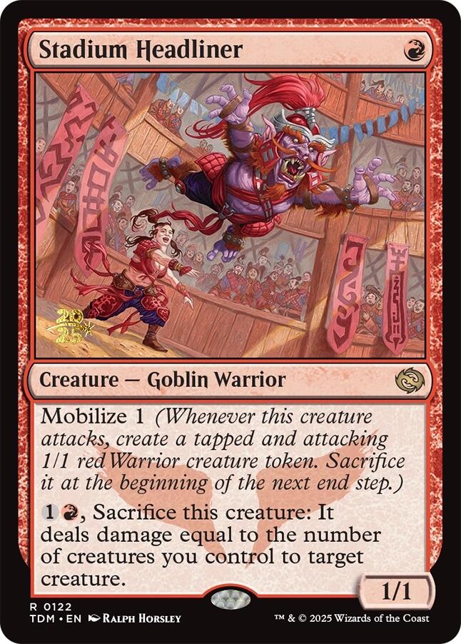 Stadium Headliner [Tarkir: Dragonstorm Prerelease Cards] | Devastation Store