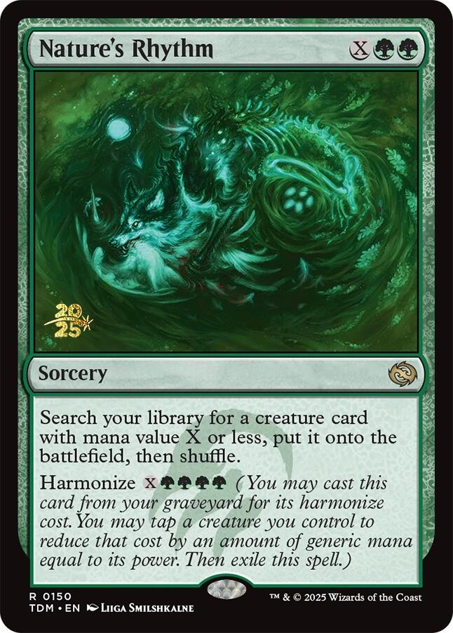 Nature's Rhythm [Tarkir: Dragonstorm Prerelease Cards] | Devastation Store