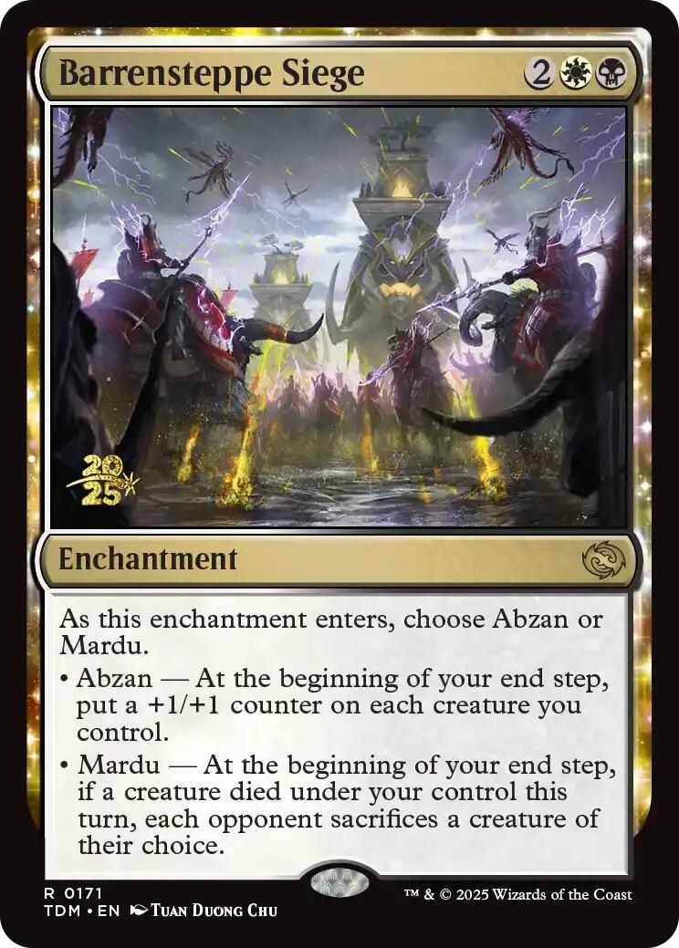 Barrensteppe Siege [Tarkir: Dragonstorm Prerelease Cards] | Devastation Store