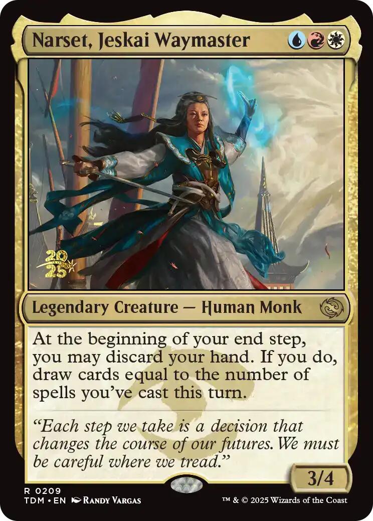 Narset, Jeskai Waymaster [Tarkir: Dragonstorm Prerelease Cards] | Devastation Store
