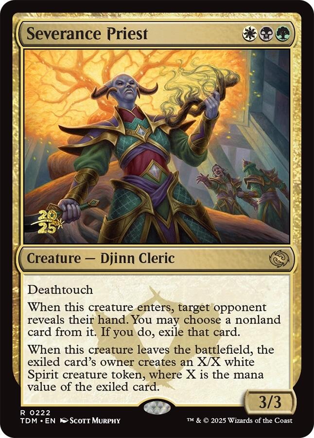Severance Priest [Tarkir: Dragonstorm Prerelease Cards] | Devastation Store