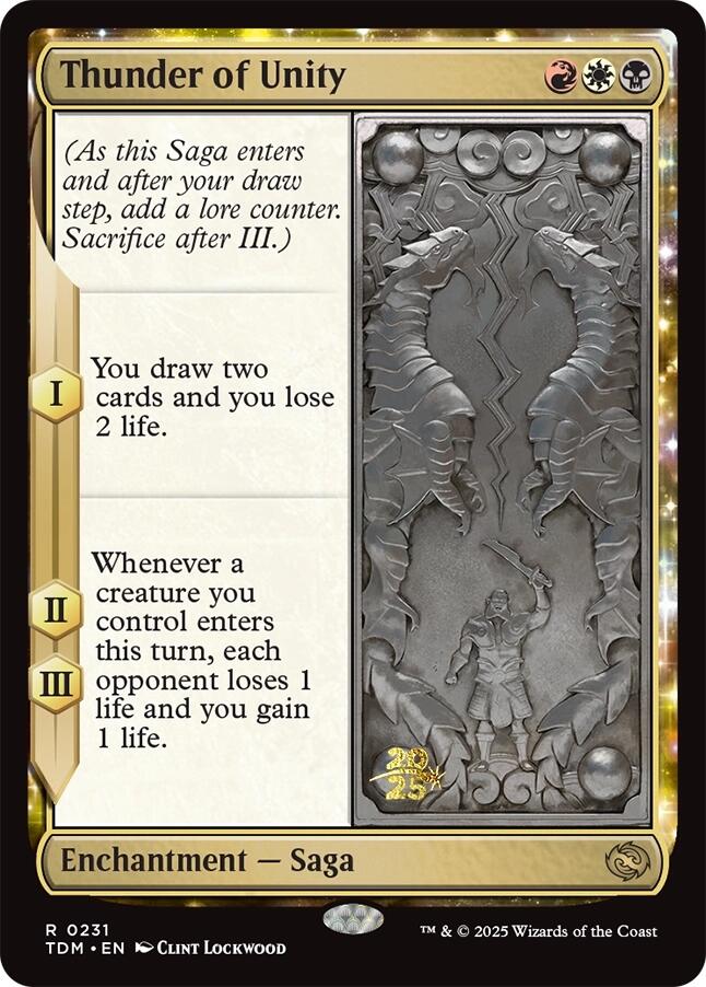 Thunder of Unity [Tarkir: Dragonstorm Prerelease Cards] | Devastation Store