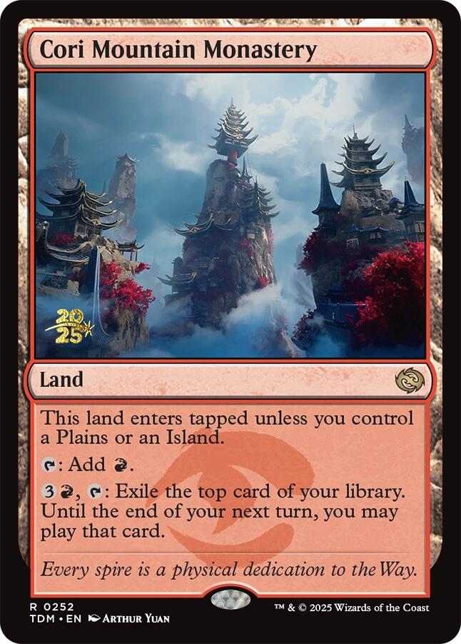 Cori Mountain Monastery [Tarkir: Dragonstorm Prerelease Cards] | Devastation Store