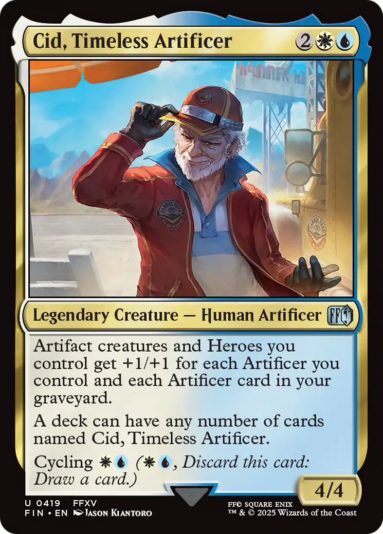 Cid, Timeless Artificer (0419) [FINAL FANTASY] | Devastation Store