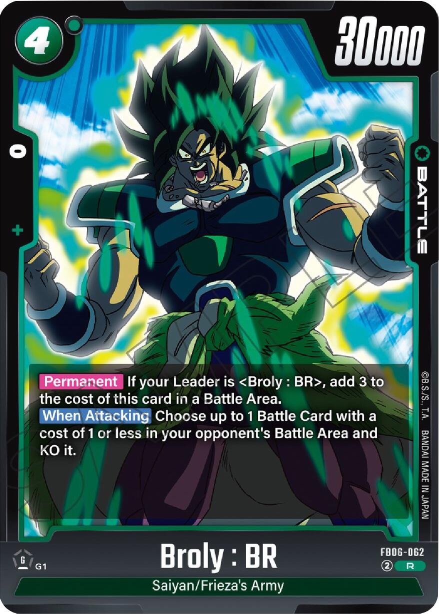 Broly : BR (FB06-062) [Rivals Clash] | Devastation Store