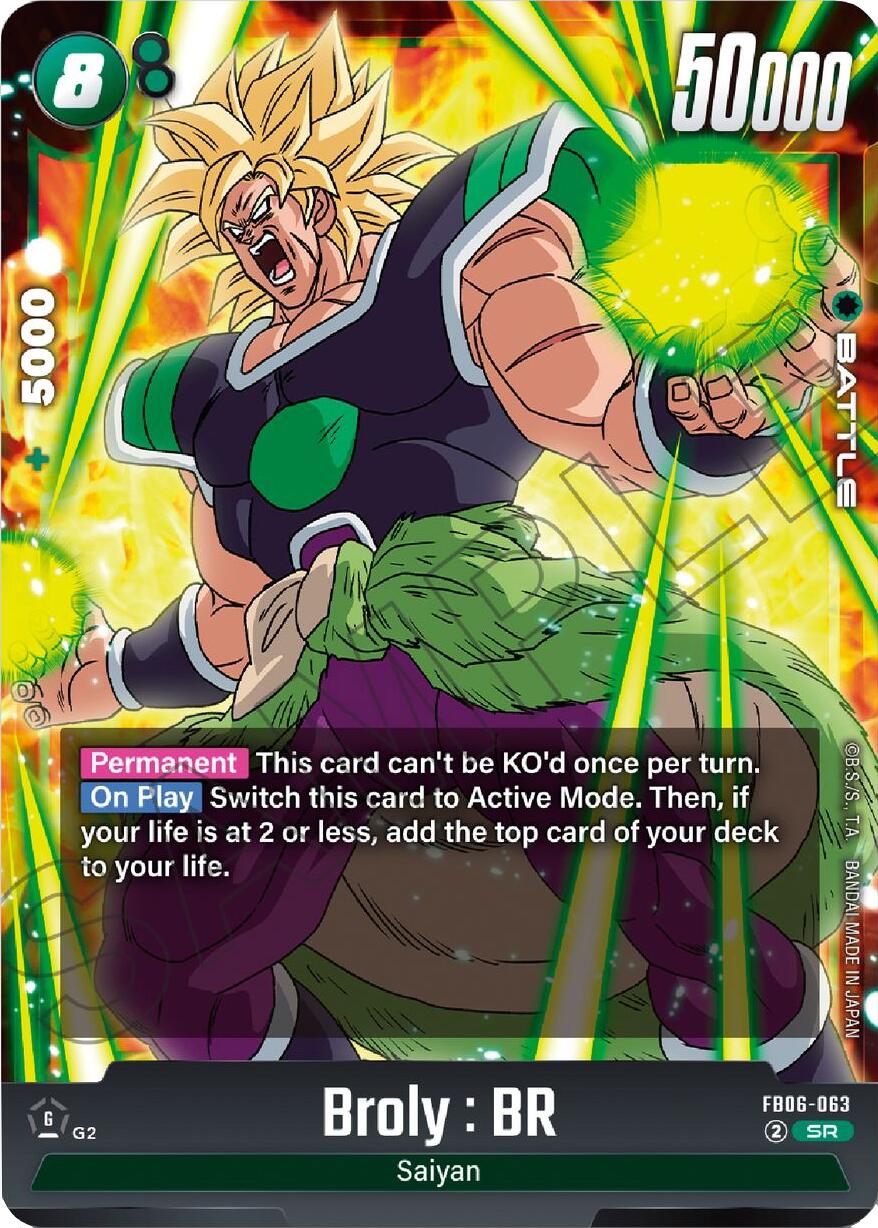 Broly : BR (FB06-063) (Alternate Art) [Rivals Clash] | Devastation Store