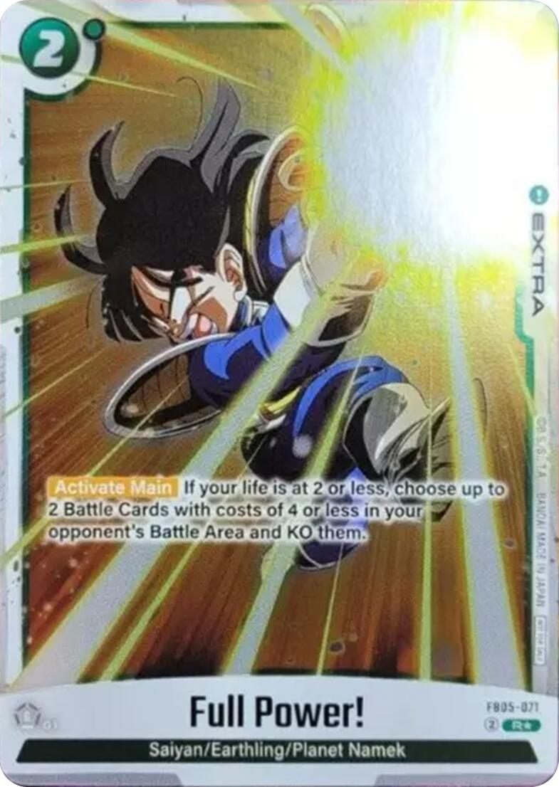 Full Power! (Tournament Pack 06) [Fusion World Tournament Cards] | Devastation Store
