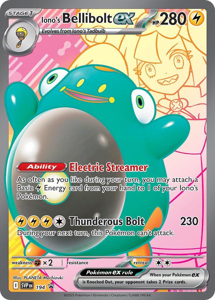 Iono's Bellibolt ex (194) [Scarlet & Violet: Black Star Promos] | Devastation Store