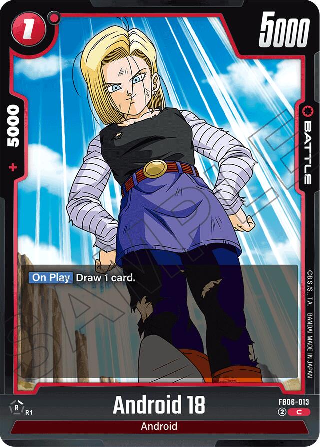 Android 18 (FB06-013) [Rivals Clash] | Devastation Store
