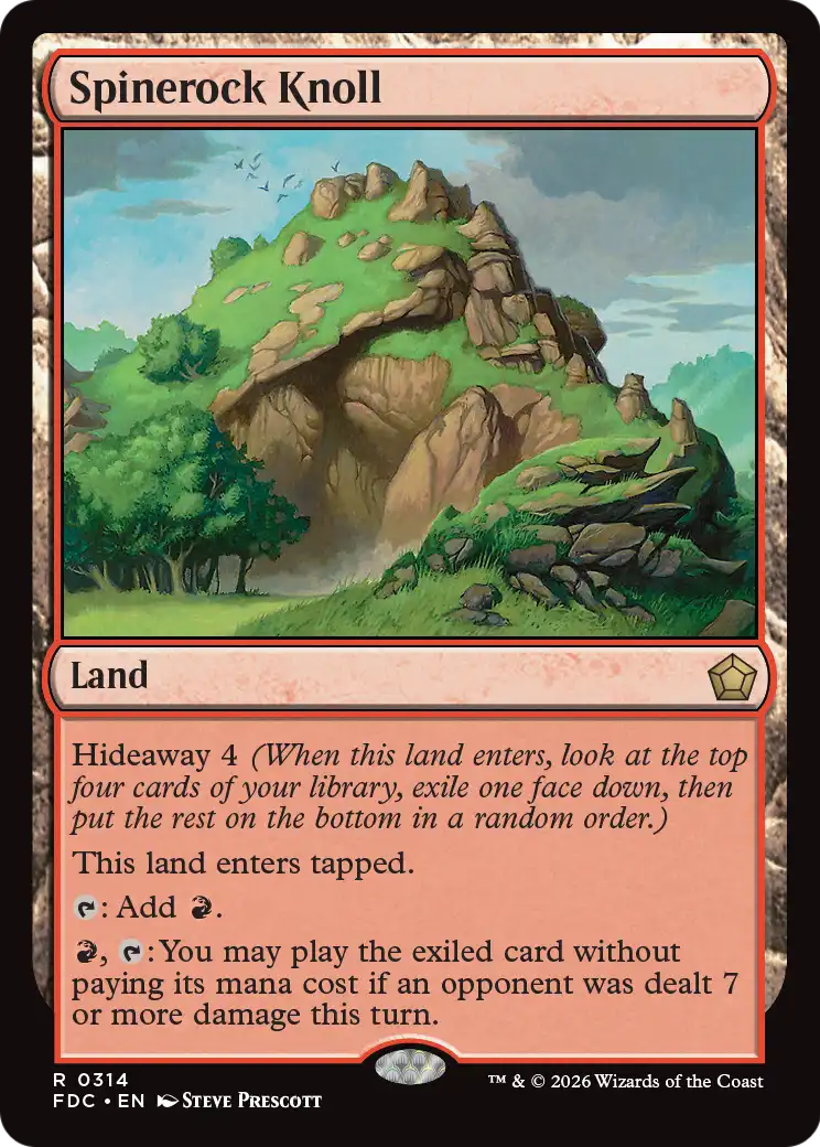 Spinerock Knoll [Foundations Commander] | Devastation Store