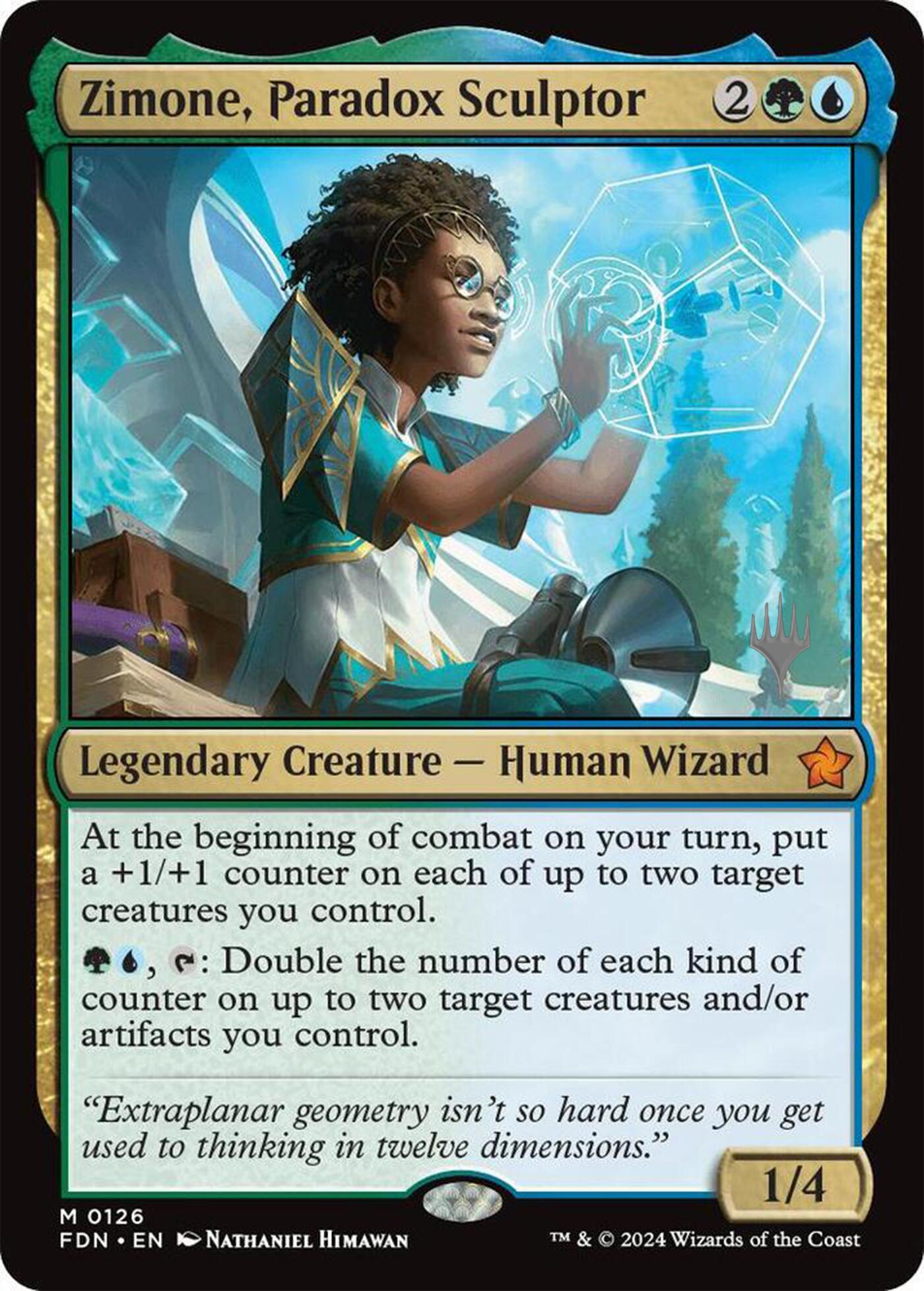 Zimone, Paradox Sculptor [Tarkir: Dragonstorm Promos] | Devastation Store