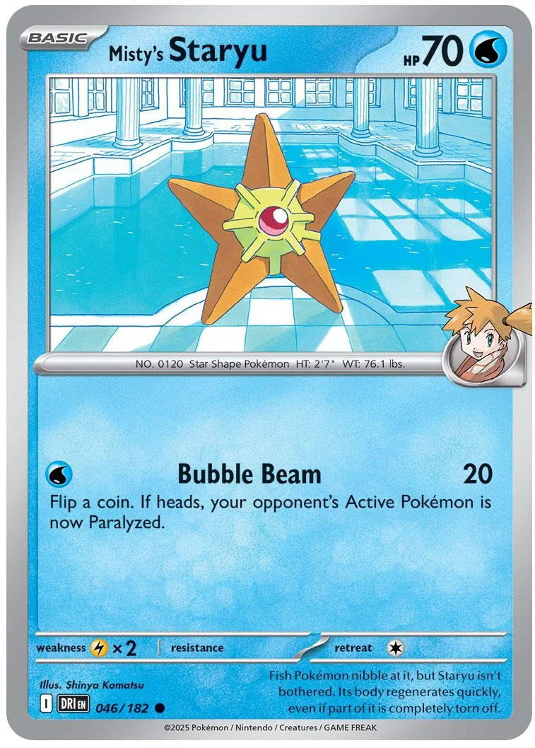 Misty's Staryu (046/180) [Scarlet & Violet: Destined Rivals] | Devastation Store