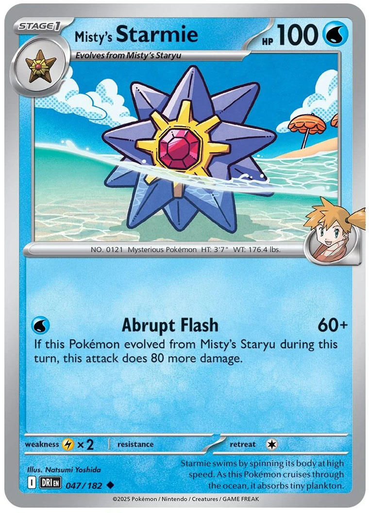 Misty's Starmie (047/182) [Scarlet & Violet: Destined Rivals] | Devastation Store