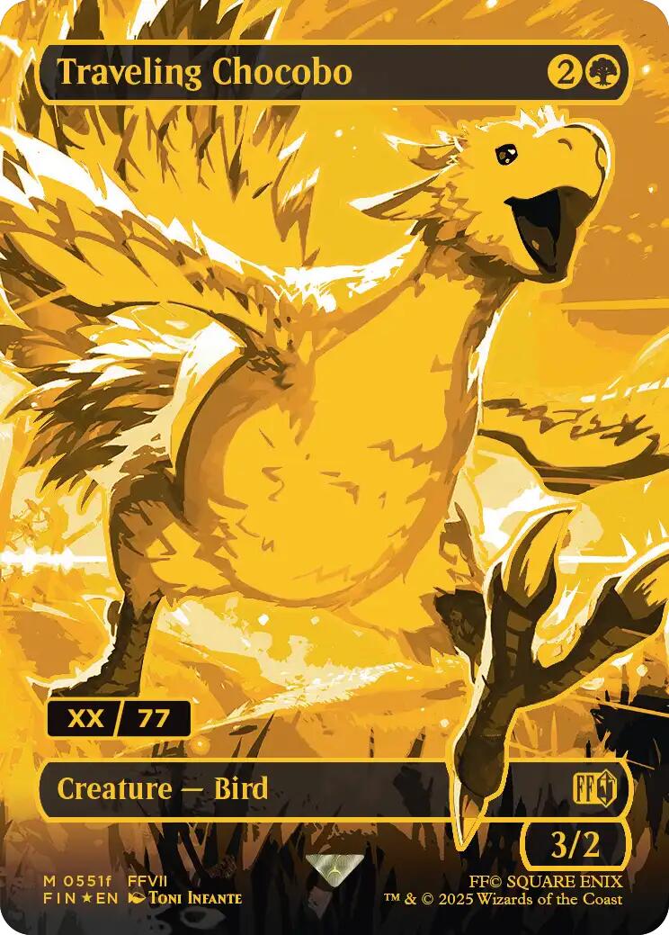 Traveling Chocobo (Borderless) (Serial Numbered) [FINAL FANTASY] | Devastation Store