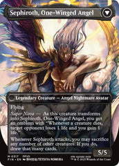 Sephiroth, Fabled SOLDIER // Sephiroth, One-Winged Angel (Borderless) (0317) [FINAL FANTASY] | Devastation Store