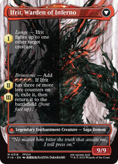 Clive, Ifrit's Dominant // Ifrit, Warden of Inferno (Borderless) (0318) [FINAL FANTASY] | Devastation Store