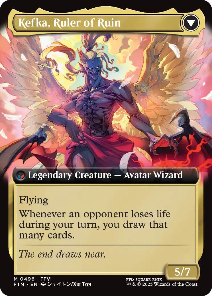 Kefka, Court Mage // Kefka, Ruler of Ruin (Extended Art) [FINAL FANTASY] | Devastation Store