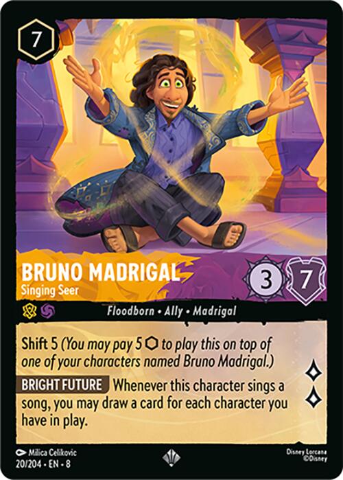 Bruno Madrigal - Singing Seer (20/204) [Reign of Jafar] | Devastation Store