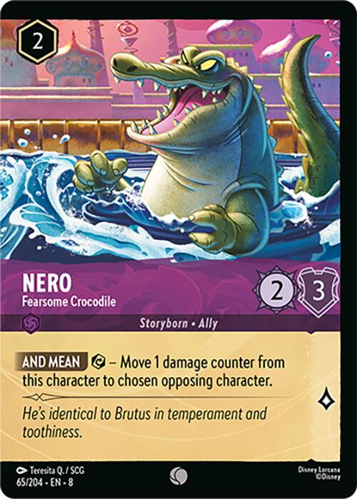 Nero - Fearsome Crocodile (65/204) [Reign of Jafar] | Devastation Store