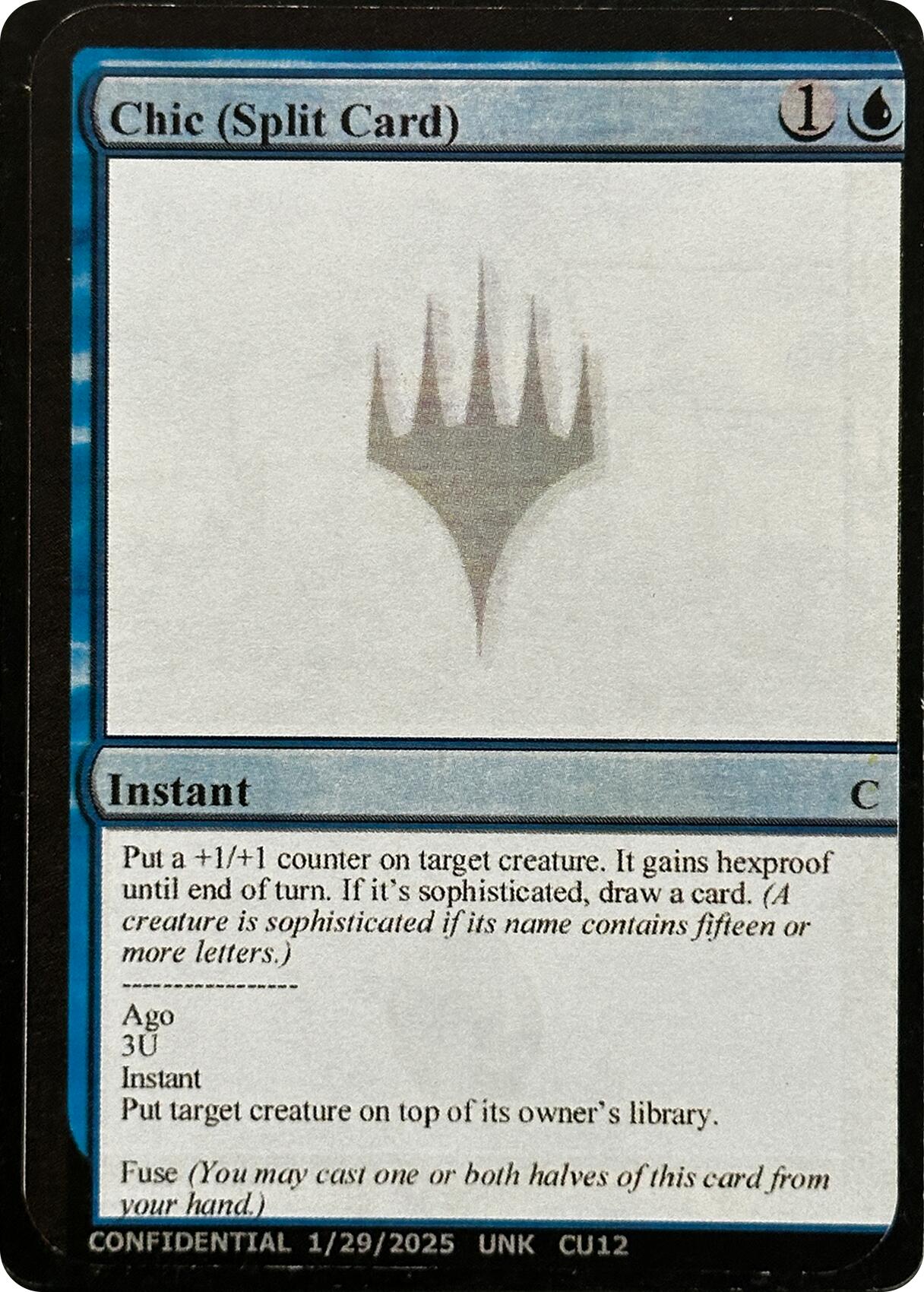 Chic (Split Card) [Unknown Event] | Devastation Store