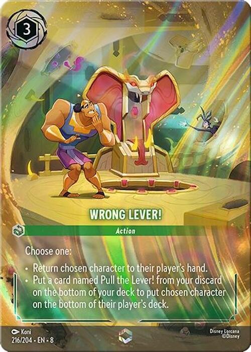 Wrong Lever! (Enchanted) (216/204) [Reign of Jafar] | Devastation Store