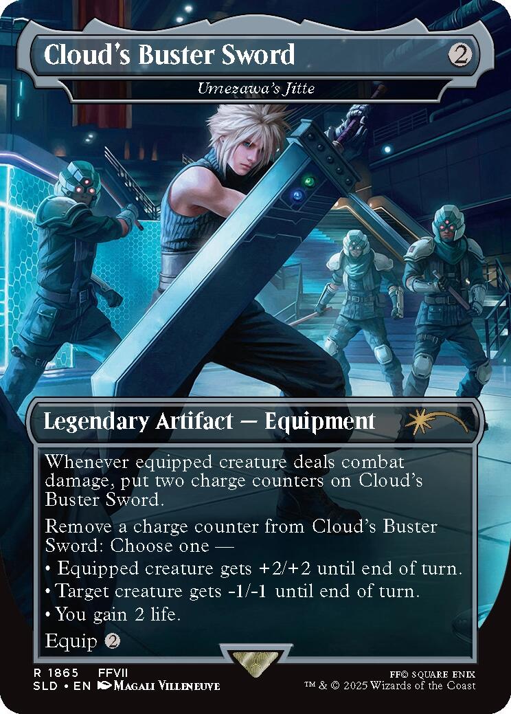 Cloud's Buster Sword - Umezawa's Jitte [Secret Lair Drop Series] | Devastation Store