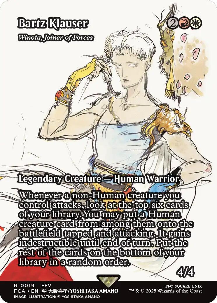 Bartz Klauser - Winota, Joiner of Forces (Showcase) [FINAL FANTASY : Through the Ages] | Devastation Store