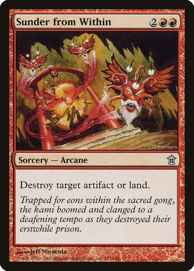 Sunder from Within [Saviors of Kamigawa] | Devastation Store