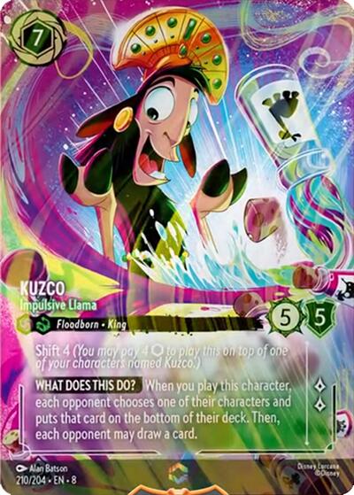 Kuzco - Impulsive Llama (Enchanted) (210/204) [Reign of Jafar] | Devastation Store