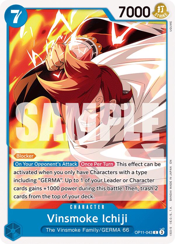 Vinsmoke Ichiji [A Fist of Divine Speed] | Devastation Store
