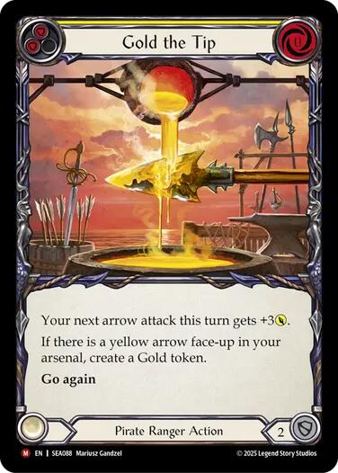 Gold the Tip [SEA088] (High Seas)  Rainbow Foil | Devastation Store