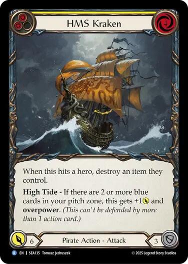 HMS Kraken [SEA135] (High Seas)  Rainbow Foil | Devastation Store