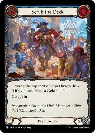 Scrub the Deck [SEA147] (High Seas)  Rainbow Foil | Devastation Store
