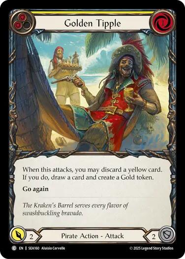 Golden Tipple (Yellow) [SEA160] (High Seas)  Rainbow Foil | Devastation Store